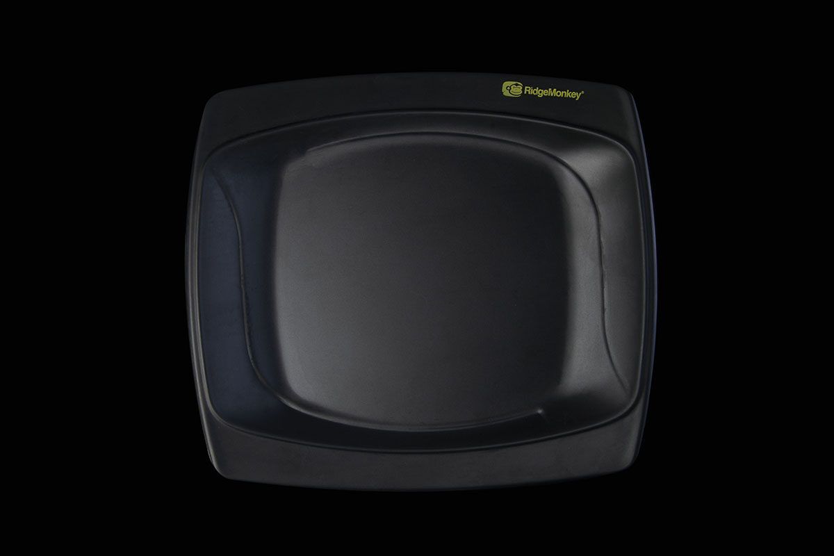 Ridge Monkey SQ DLX Plate Sets, Galda piederumu, šķīvja un dvieļa komplekts - Standarta un Lielais