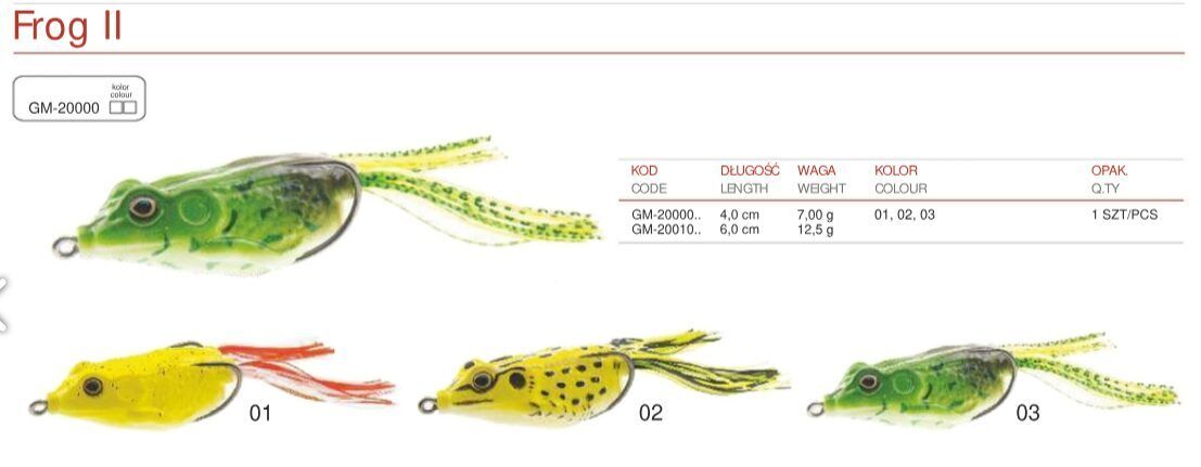 Varde Mistrall Frog II 6cm