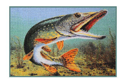 Delphin 3D pike rug (paklājs ar līdaku)
