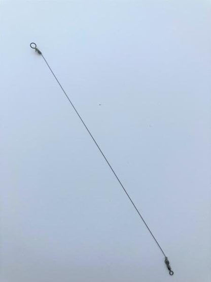 Agat Nickel Titanium Profi ICE fishing leader 12lb(5.4kg)/15см pavadiņa ziemas makšķerēšanai - 2gb