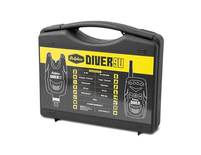 DELPHIN signalizatoru komplekts DIVER 9V / Set DIVER 9V