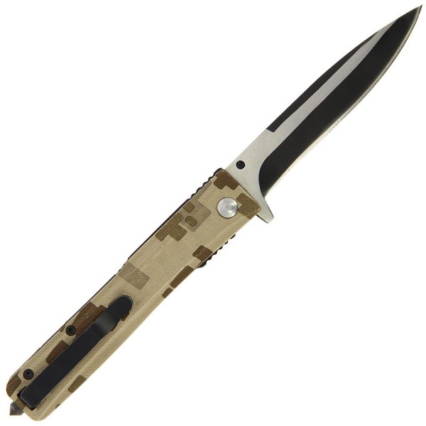Boker (BÖKER) United states Marines nazis ar jostas klipsi un stikla sitamo. Camo/Melns