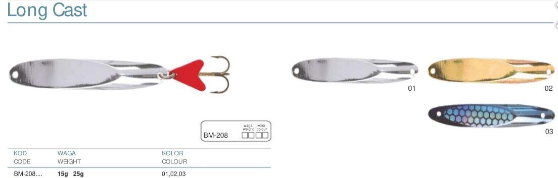 Šūpiņš / Kastmāsters Mistrall LONG CAST 15G