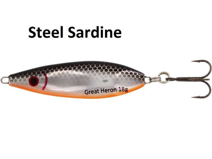 WESTIN MM GREAT HERON 18gr , 7.5cm , Lašu un foreļu mānekļi