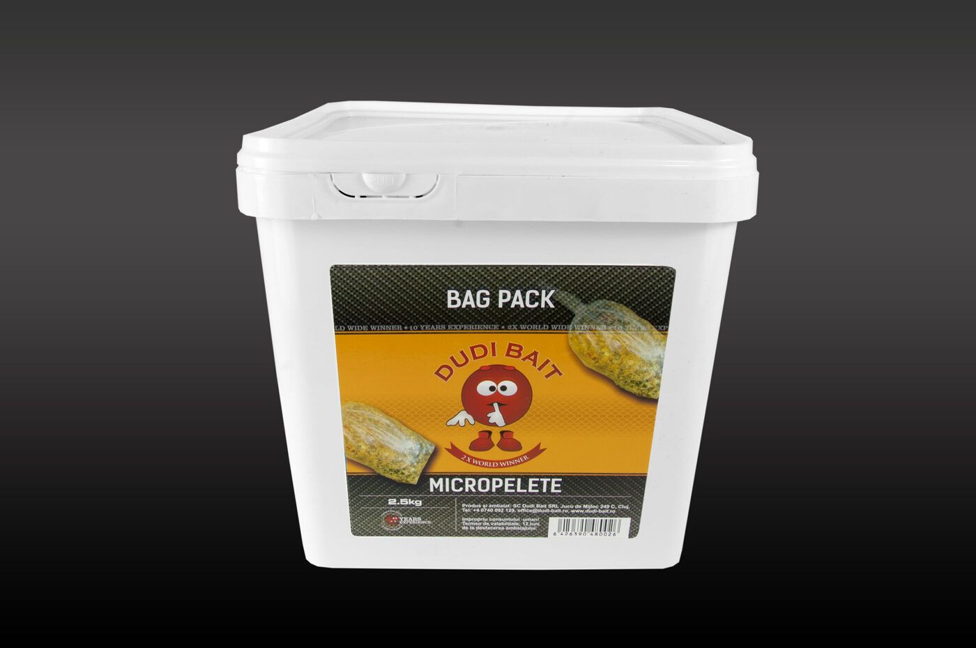 Barība + piedeva Dudi Bait BAG PACK - MICROPELLETS 2.5kg