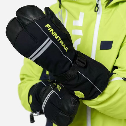 Cimdi FINNTRAIL LOBSTER GRAPHITEYELLOW