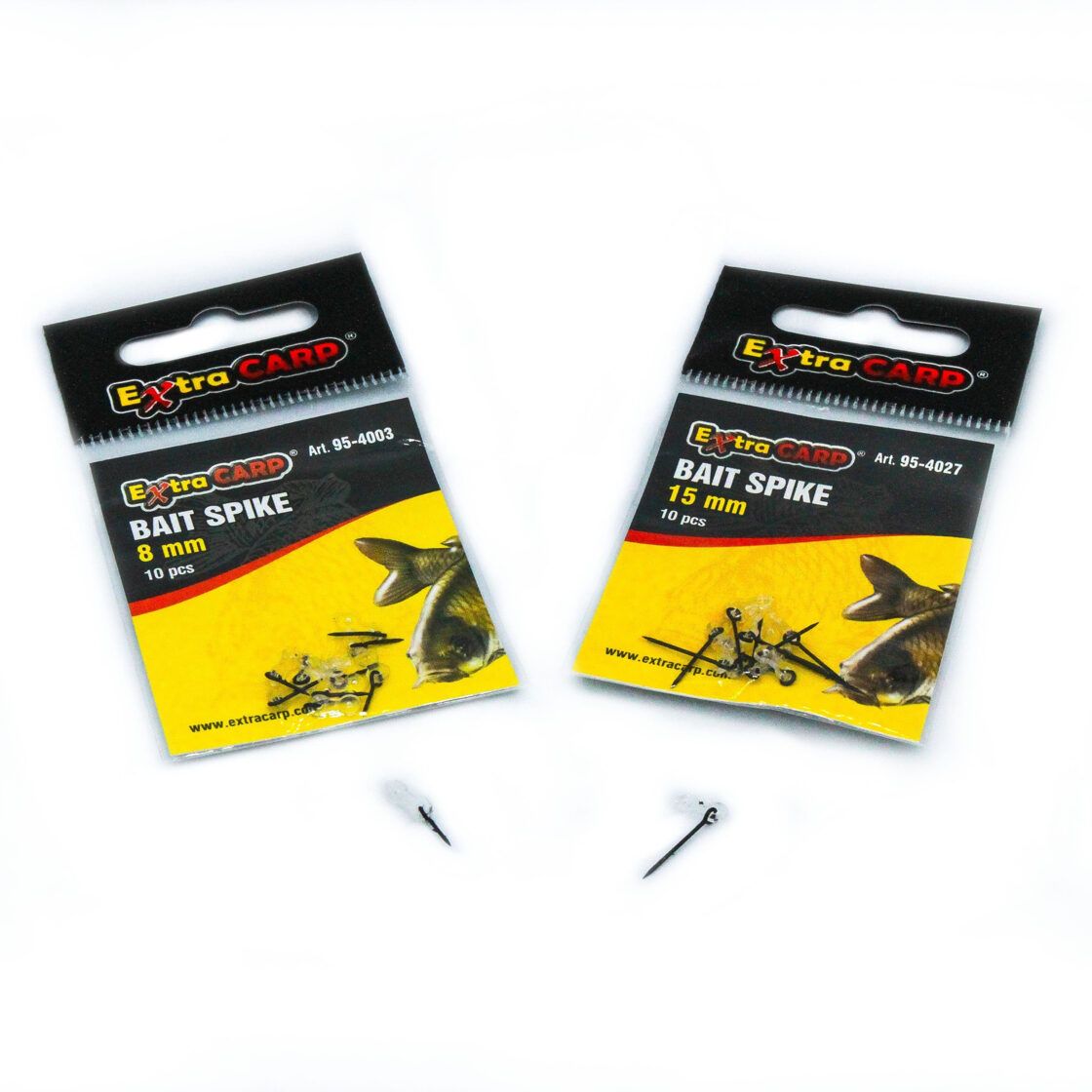 BAIT SPIKE & RINGS 8 mm , 11 mm , 15 mm / 10 pcs Extra Carp