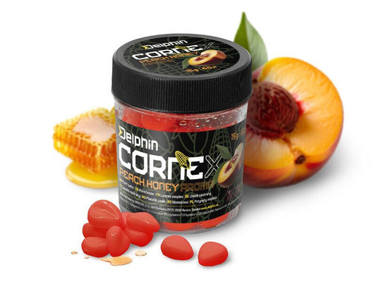 Mākslīgā Kukurūza Delphin CorneX Pop Up / Medus - Persiks