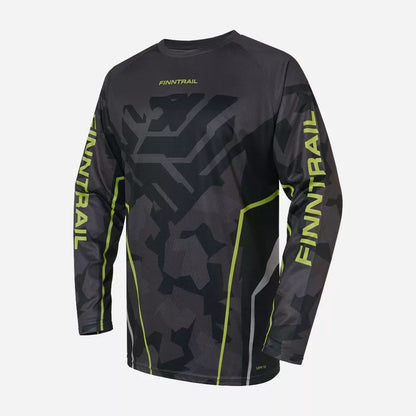 UPF 50 Krekls FINNTRAIL JERSEY 6600 CAMOSHADOWBLACK