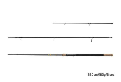 Fīderis Delphin RIVER Trophy NXT + 4 tips 320cm/180g