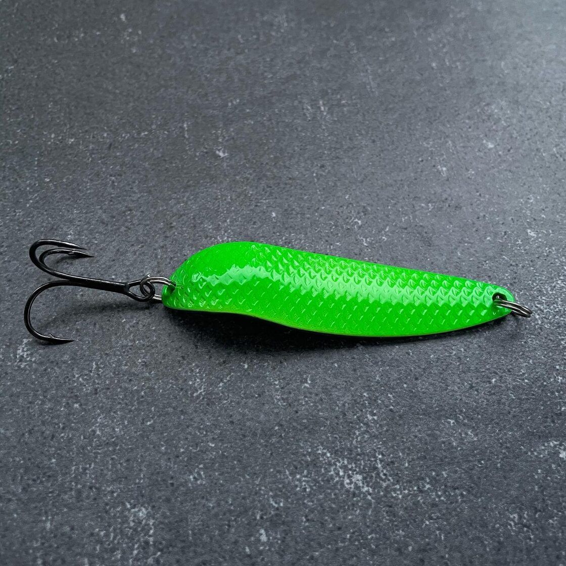 Šūpiņi Toxic Irony By Dmitry Beljajev - zaļi spīdīgi - Made in Latvia 16/19/20/24/32g