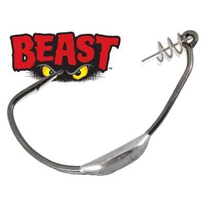 Owner Beast Weighted Hooks Twist Lock 3gb. / Ofseta Āķi ar atsvaru
