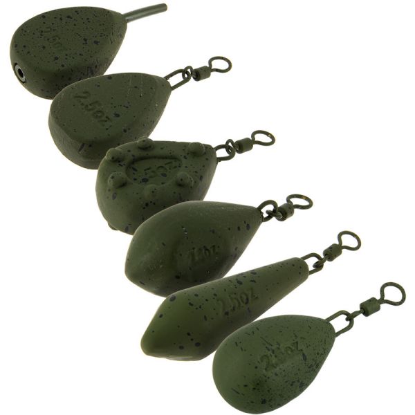 NGT 71gr svins karpu makšķerēšanas sistēmām ar mīksto pārklājumu, non toxic - 4 veidi