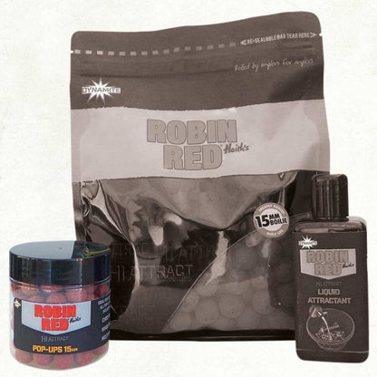 Dynamite Robin Red Foodbait Pop-ups, peldošās boilas