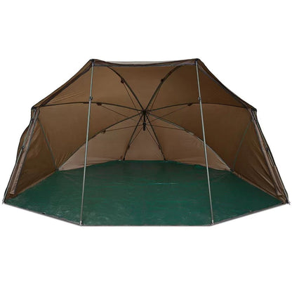 NGT XPR Shelter - Brolly system with Zip on Front, Lietussarga tipa telts ar rāvējslēdzēju priekšu