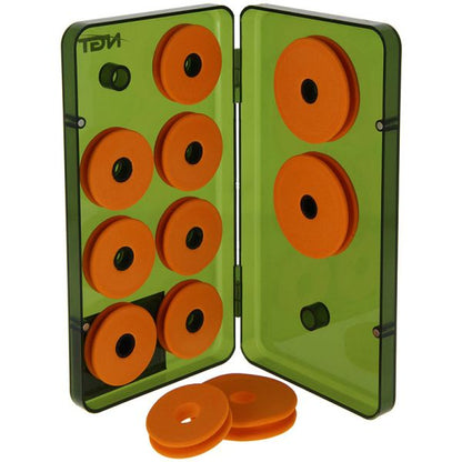 Rig Box with 8+3 Eva Rig Winders, Pavadu kaste chod / zig pavadām