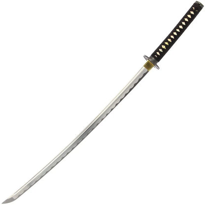 Samuraja dizaina zobens - Roku darinājums + statīvs, Hand Made Sword Set 407 Lone samurai design