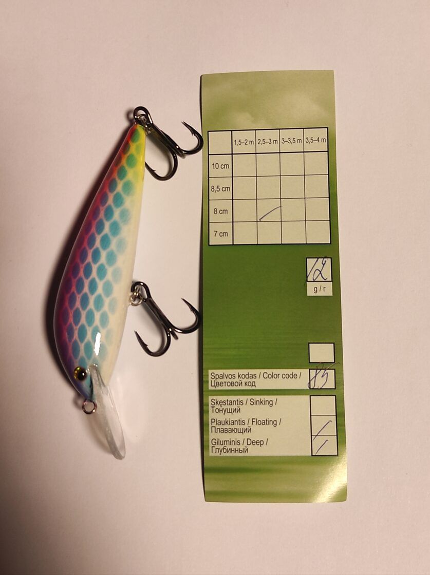 Vivingra lašu mānekļi / Vobleri 12g