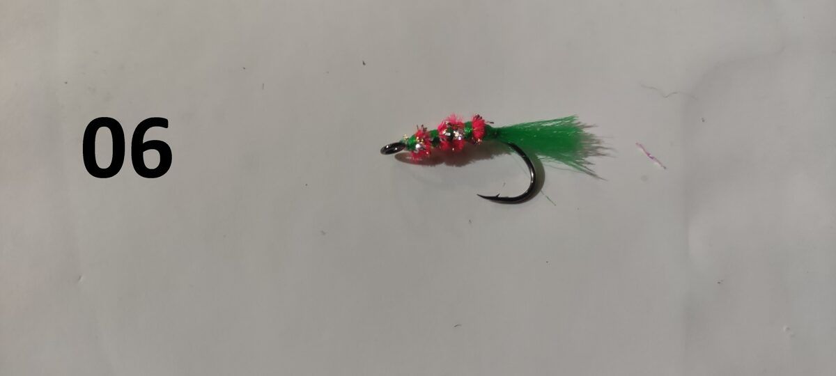 Ziemas mānekļi - Peipusa mušas ar UV efektu - dažādas krāsas un varianti