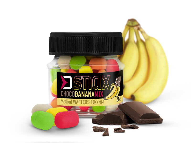 Subalansuoti masalai Delphin MIX D SNAX WAFT lure / Chocolate-Banana  10x7mm