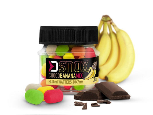 Subalansuoti masalai Delphin MIX D SNAX WAFT lure / Chocolate-Banana  10x7mm