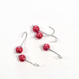 Volframa džiggalva Tungsten Nano Jig Red #12 5gab