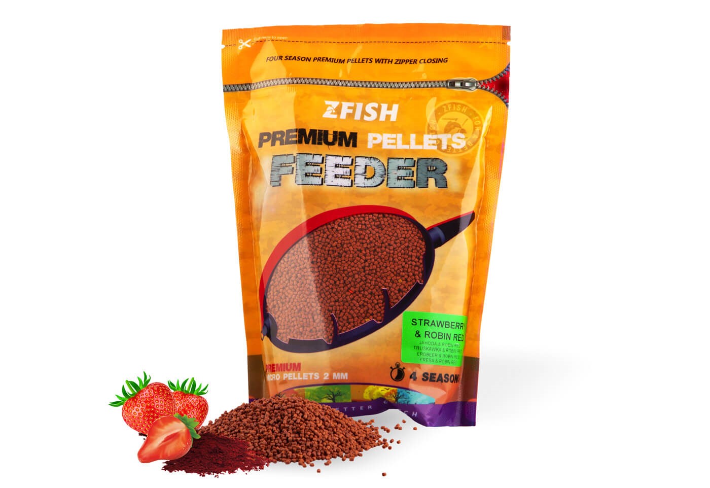 Peletes ZFISH Micro Method Feeder Pellets 2mm/700g